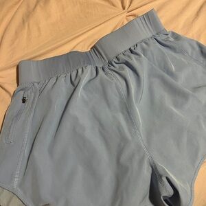 Light blue athletic shorts